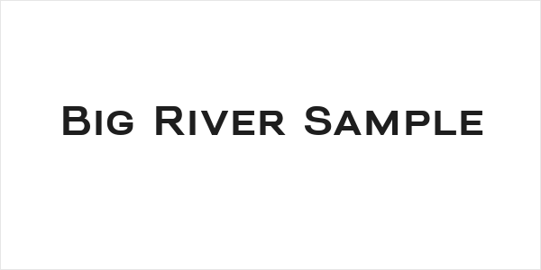 Big River Sample Logo