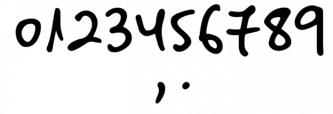 Big River Script Sample Font OTHER CHARS