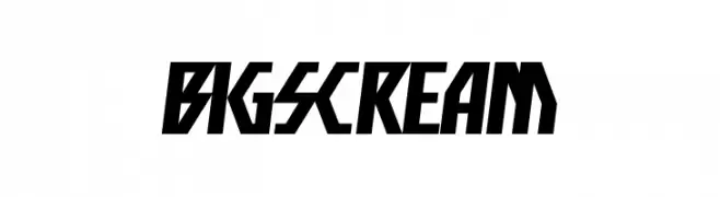 Big Scream  font caratteri gratis