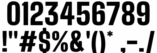 Big Shoulders Display Black Font OTHER CHARS