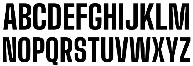 Big Shoulders Display ExtraBold Fonte MAIÚSCULAS