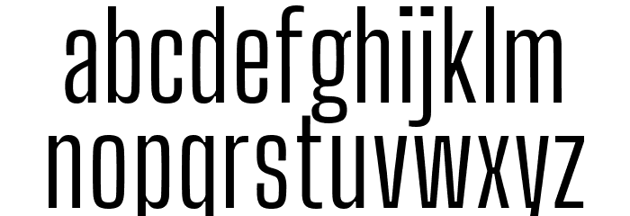 Big Shoulders Display Regular Font LOWERCASE