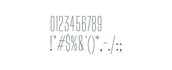 Big Shoulders Display SC Thin Other Characters