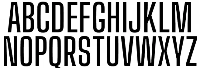 Big Shoulders Display SemiBold Schriftart Groß