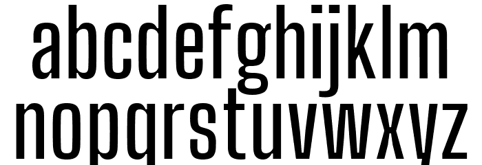 Big Shoulders Display SemiBold Font LOWERCASE
