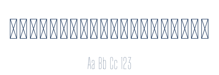 Big Shoulders Inline Thin Font Preview