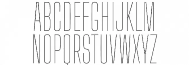 Big Shoulders Inline Thin 字体 大写