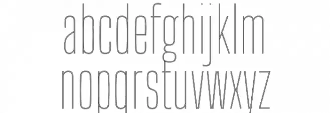 Big Shoulders Inline Thin 字体 小写