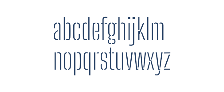 Big Shoulders Stencil Text SC Thin Lowercase