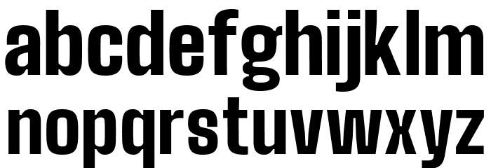 Big Shoulders Text Black Font LOWERCASE