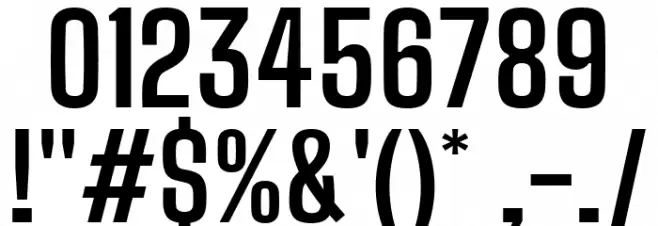 Big Shoulders Text Bold Font OTHER CHARS