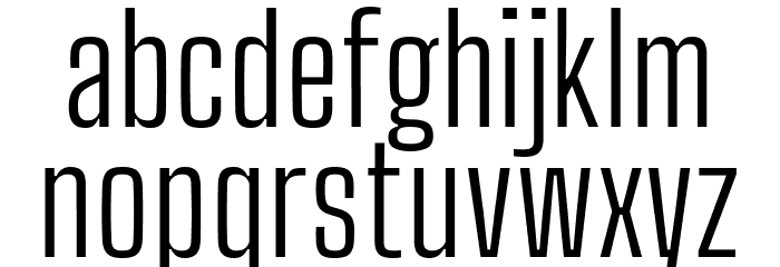 Big Shoulders Text Light Font LOWERCASE