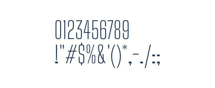 Big Shoulders Text SC Thin Other Characters