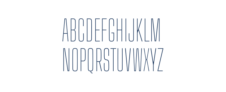 Big Shoulders Thin Uppercase