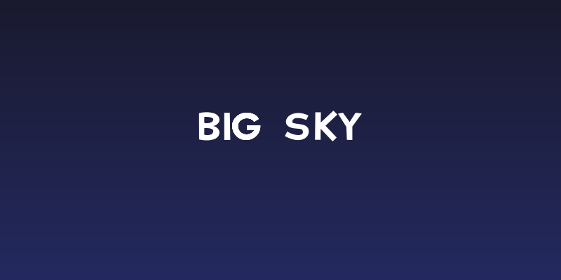 Big Sky Social Header