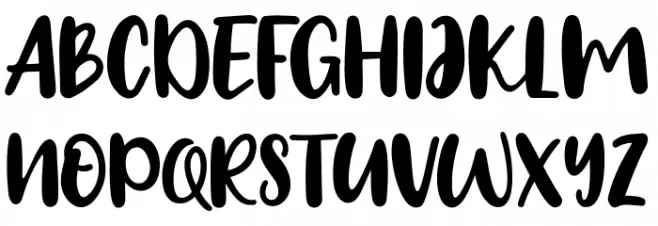 Big Snow Font Litere mari