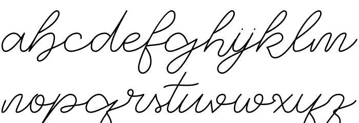 Big Spender Font LOWERCASE