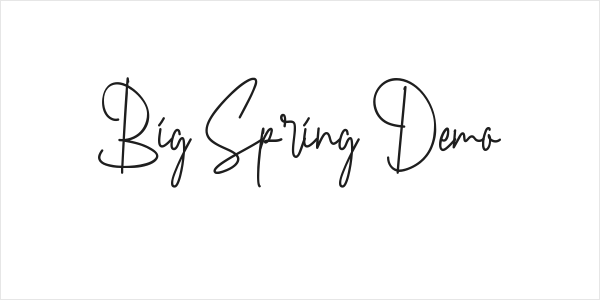 Big Spring Demo Logo