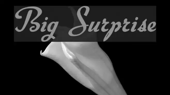 Big Surprise Font examples