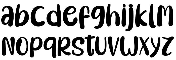 Big Ten Regular Font LOWERCASE