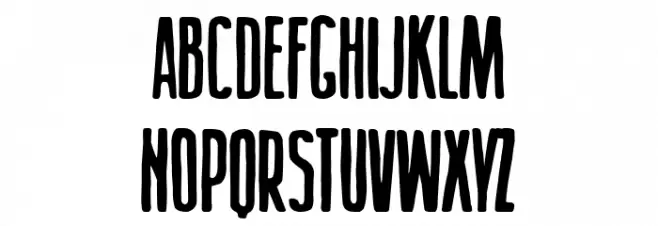 Big Titles फ़ॉन्ट लोअरकेस