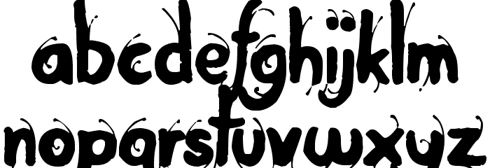 Big Top Font LOWERCASE