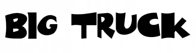 Big Truck  नि: शुल्क फ़ॉन्ट्स डाउनलोड