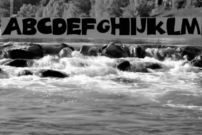 Big Truck Font examples