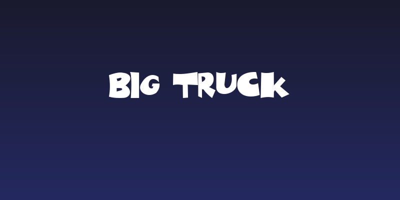 Big Truck Social Header