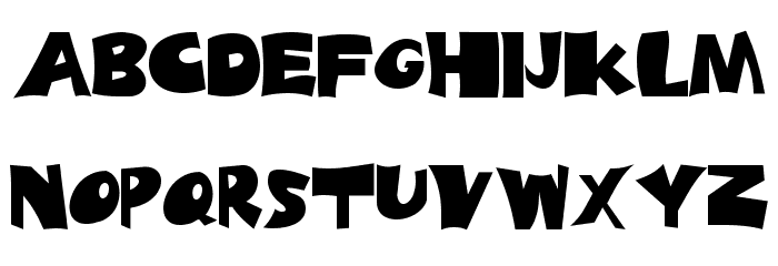 Big Truck Font LOWERCASE