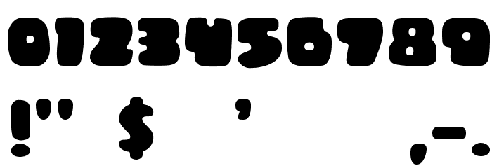 Big Ugly Fat Font OTHER CHARS