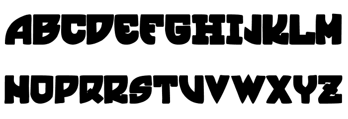Big Ultra Party Font UPPERCASE