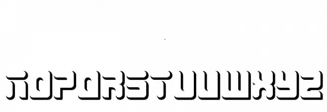 Big White خط أحرف صغيرة