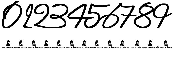 Big Winks Font OTHER CHARS