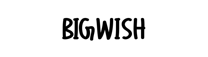 Big Wish  नि: शुल्क फ़ॉन्ट्स डाउनलोड