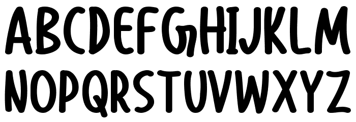 Big Wish Font LOWERCASE
