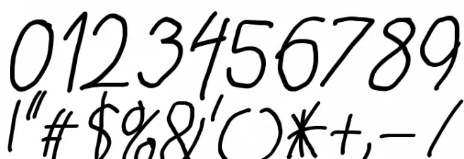 Big Writer Italic Font OTHER CHARS