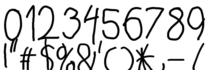 Big Writer Font OTHER CHARS