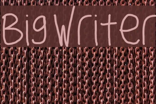 Big Writer Example 2