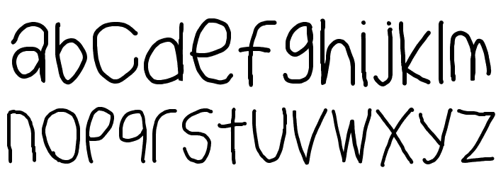 Big Writer Font LOWERCASE