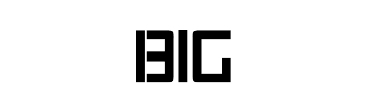 Big  免费字体下载