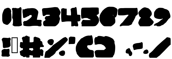 BigAndThick Font OTHER CHARS