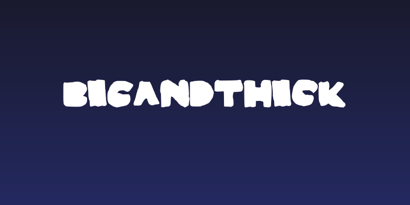 BigAndThick Social Header