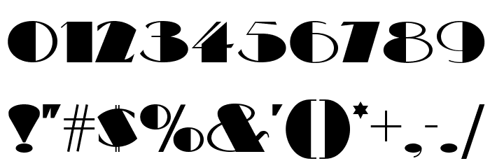 BigAppleNF Font OTHER CHARS