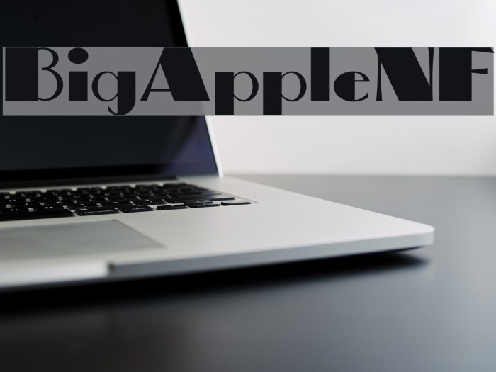 BigAppleNF Font examples