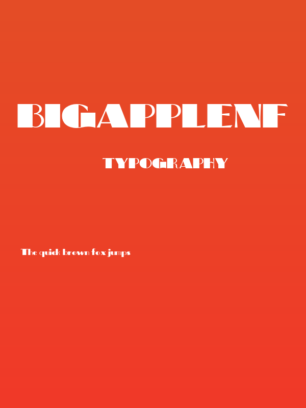 BigAppleNF Poster