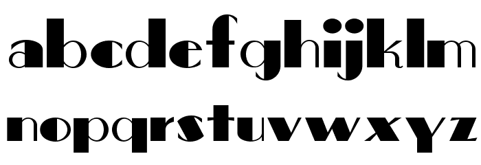 BigAppleNF Font LOWERCASE