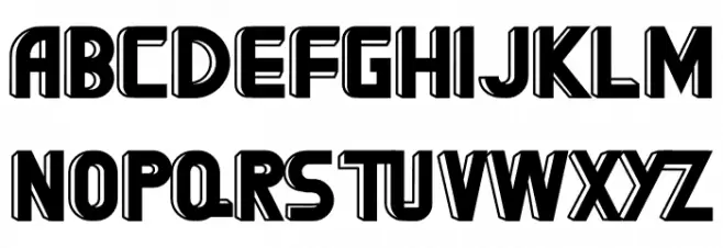 BigBOBY 3D Schriftart Groß