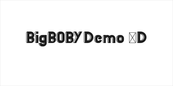 BigBOBY Demo 3D Logo
