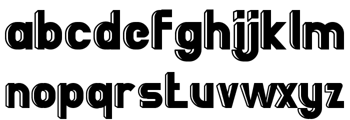 BigBOBY Demo 3D Font LOWERCASE